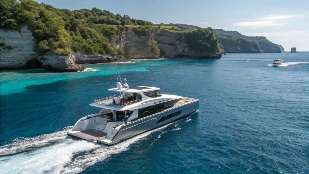 New Catamaran speedboat nusa penida | Gahing Karya